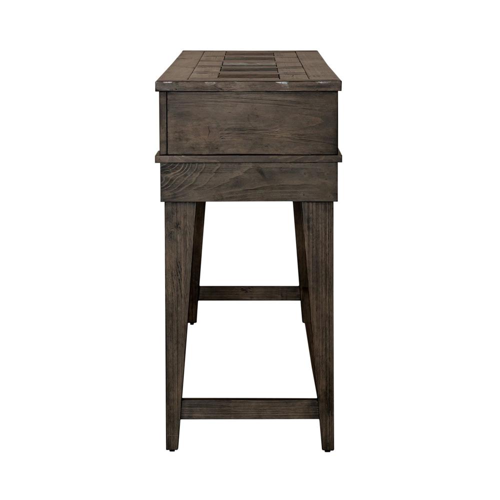 Arrowcreek Console Bar Table in Weathered Stone. Picture 3