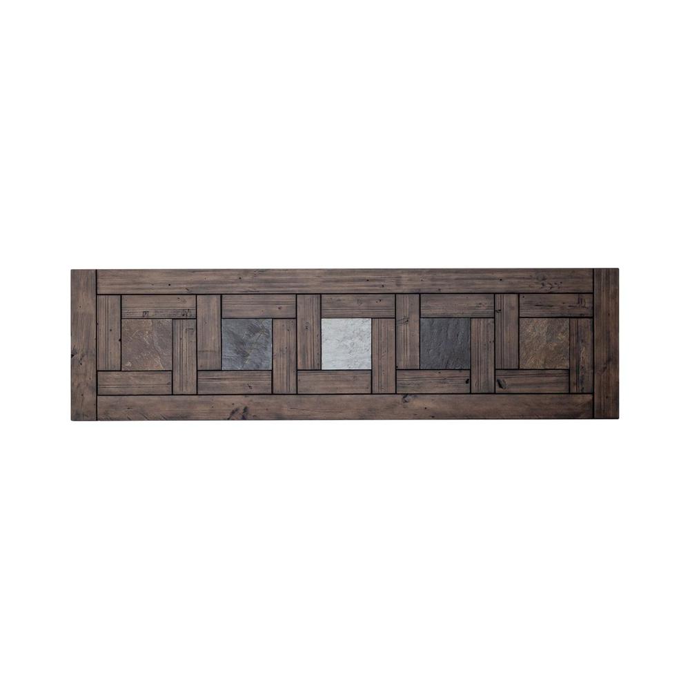 Arrowcreek Console Bar Table in Weathered Stone. Picture 5