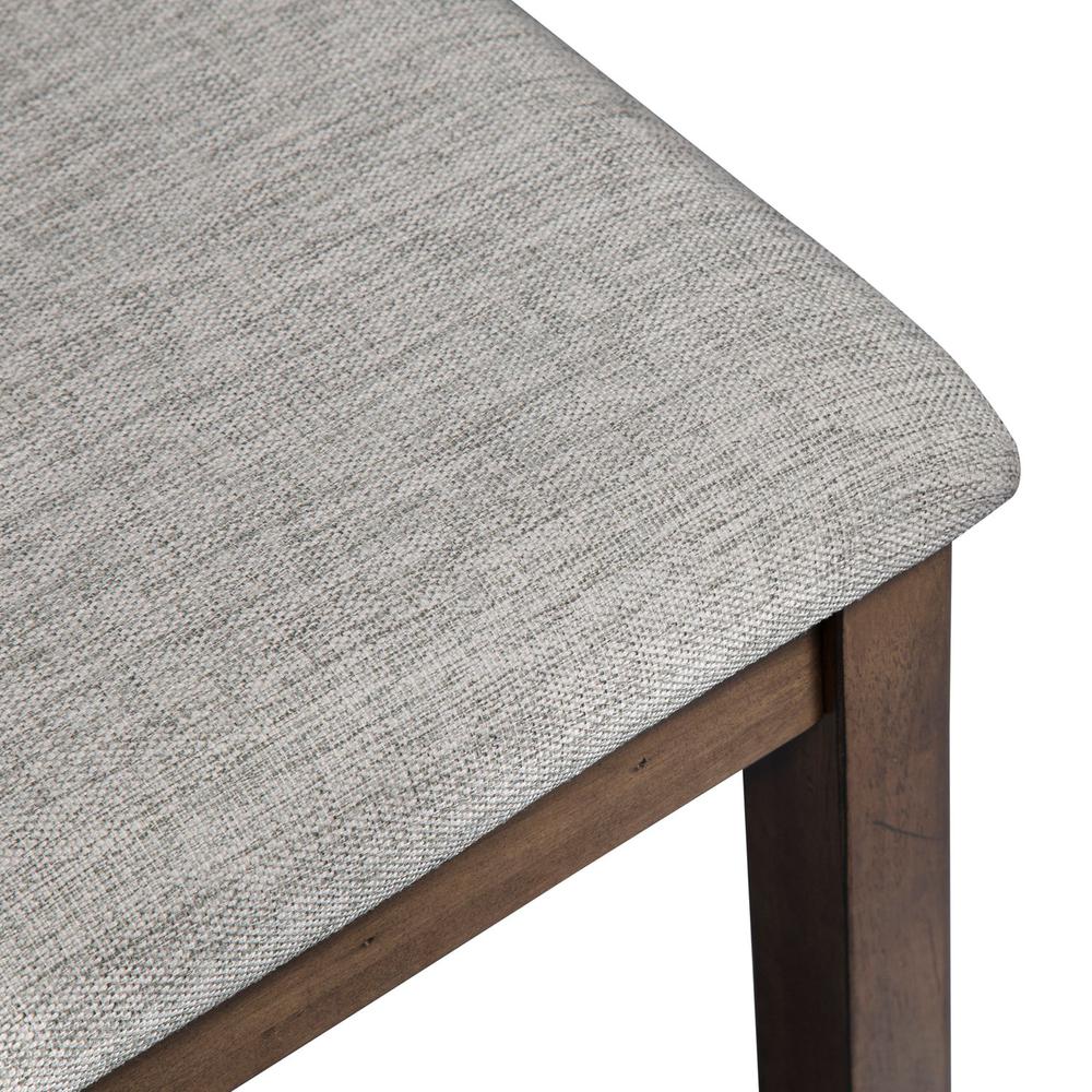 Santa Rosa Upholstered Dining Bench in Antique Honey. Picture 4
