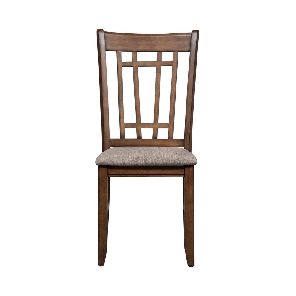 Santa Rosa Lattice Back Side Chair in Antique Honey. Picture 2