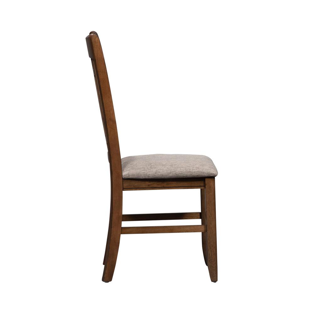 Santa Rosa Lattice Back Side Chair in Antique Honey. Picture 3