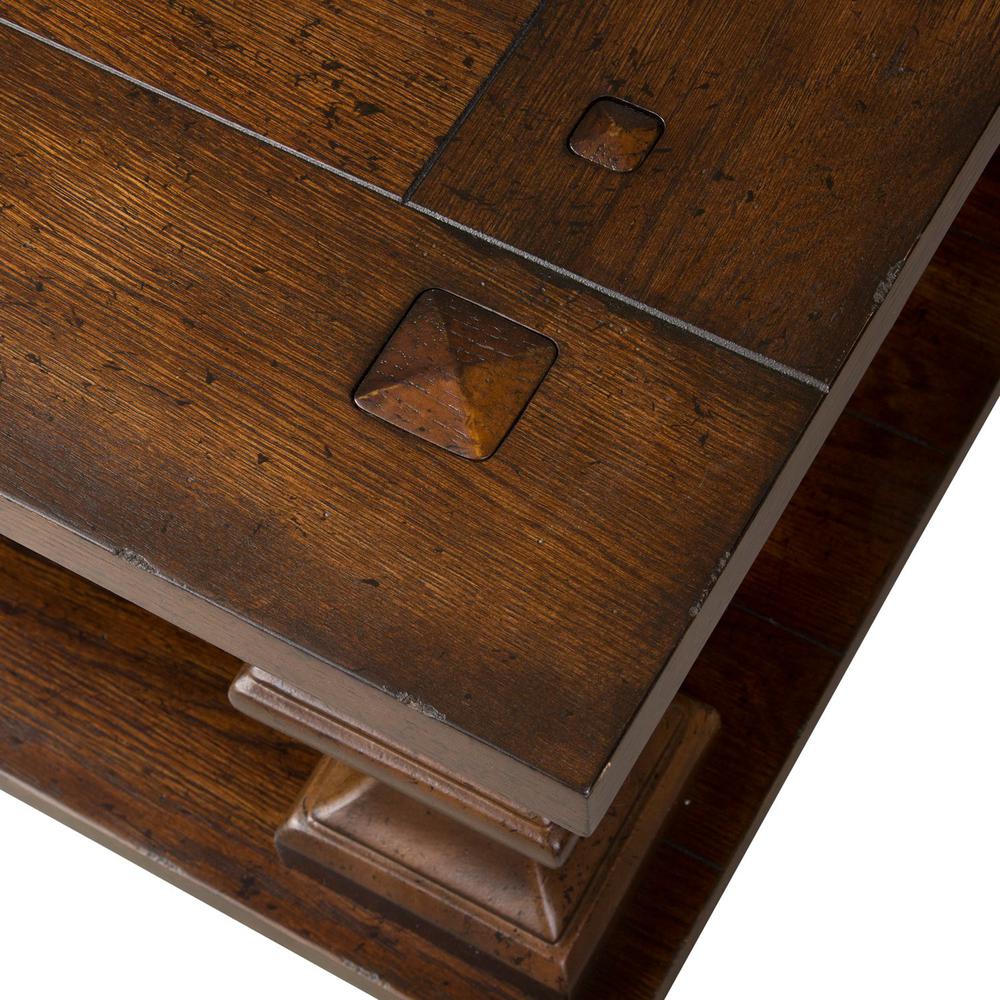 Sedona Cocktail Table in Kona Brown. Picture 5