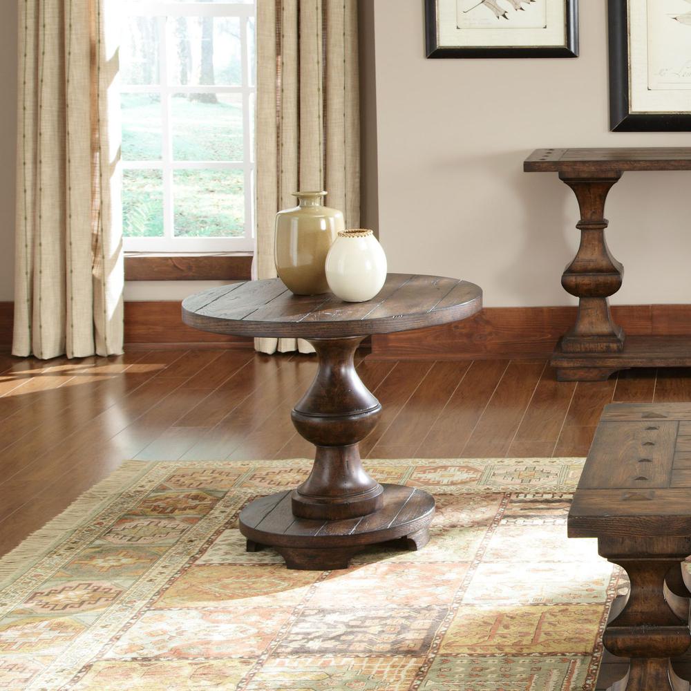 Sedona End Table in Kona Brown. Picture 3