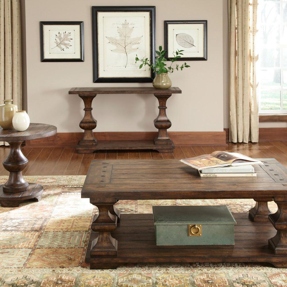 Sedona End Table in Kona Brown. Picture 4