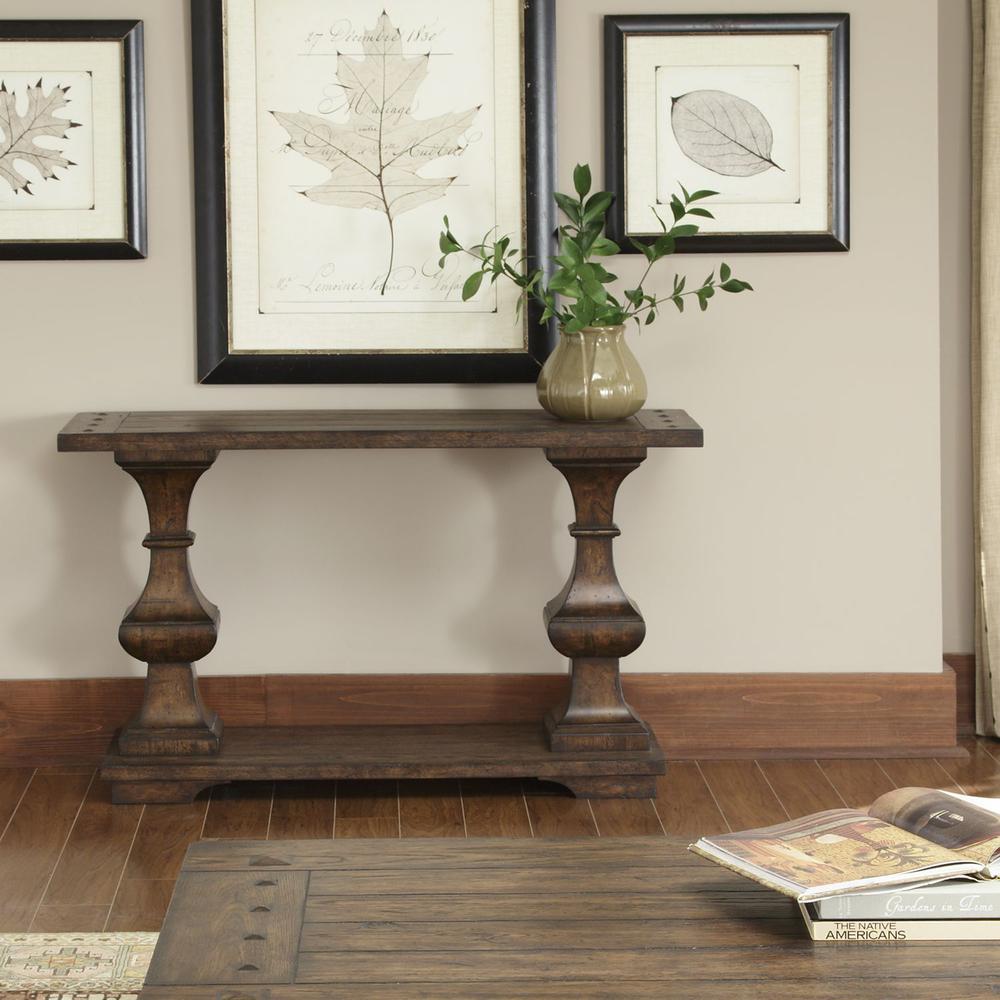 Sedona Sofa Table in Kona Brown. Picture 3
