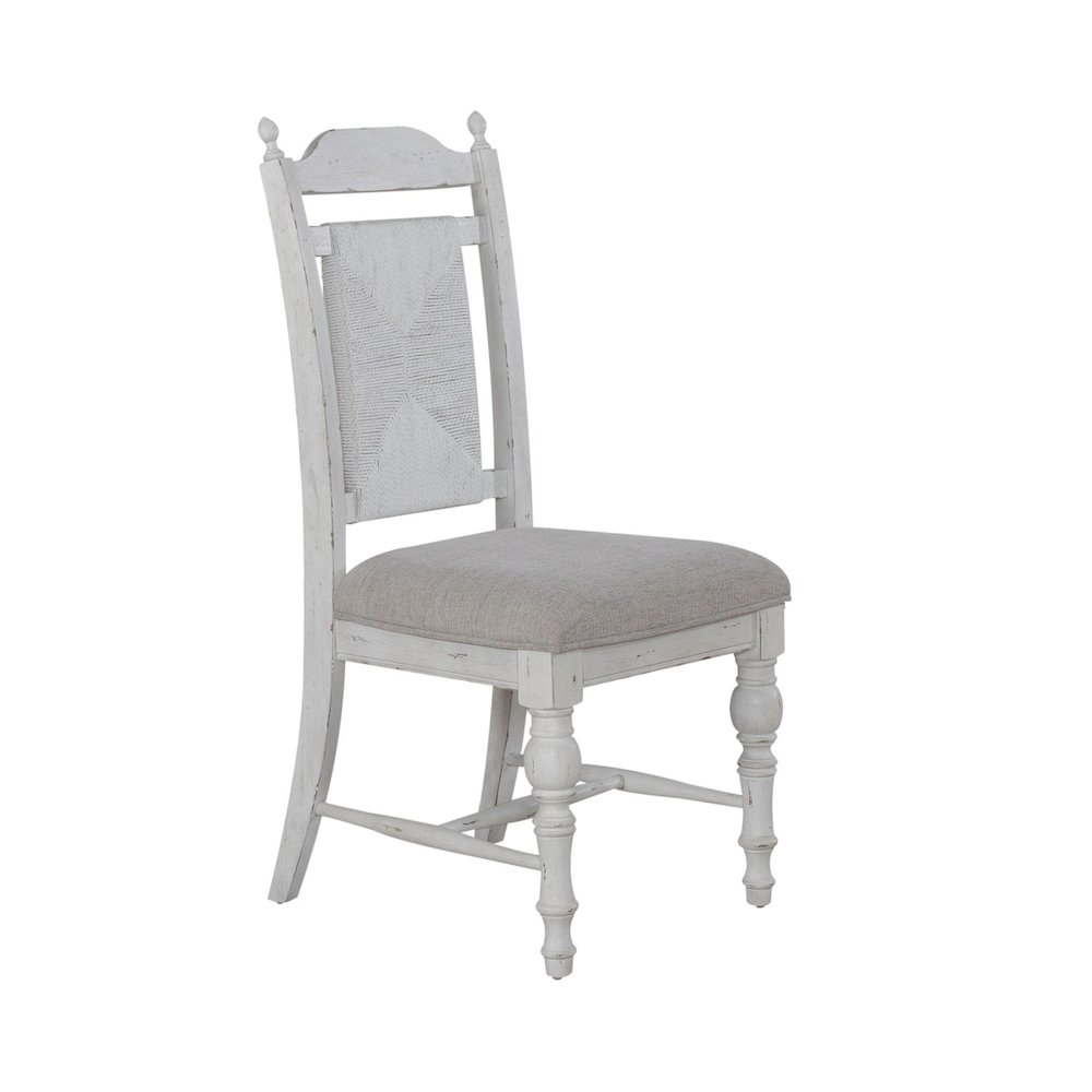 River Place Panel Back Side Chair (RTA) - Set of 2 in Pine Solids & Veneers. Picture 1