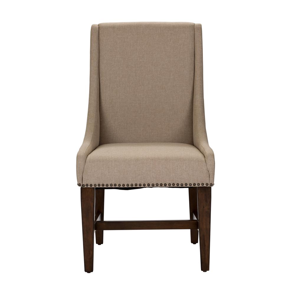 Armand Upholstered Side Chair (RTA)-Set of 2 in Antique Brownstone. Picture 6