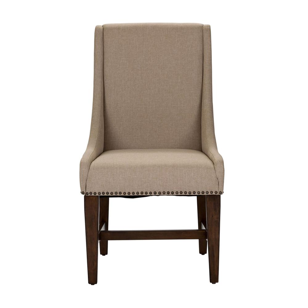 Armand Upholstered Side Chair (RTA) in Antique Brownstone. Picture 2