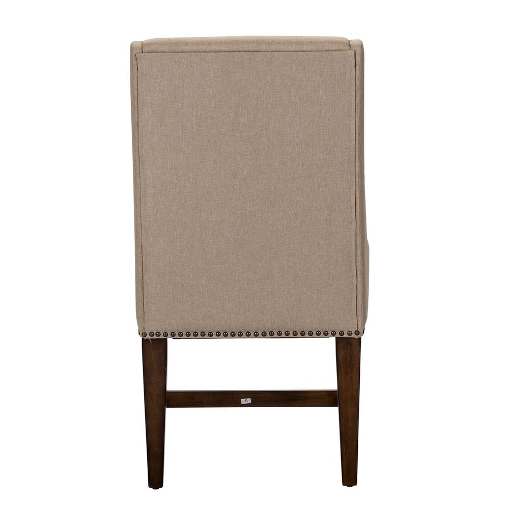 Armand Upholstered Side Chair (RTA) in Antique Brownstone. Picture 5