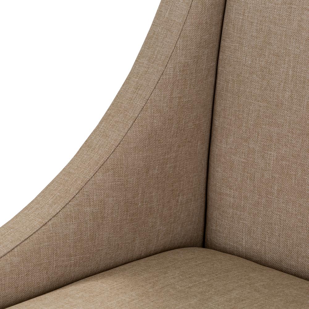 Armand Upholstered Side Chair (RTA)-Set of 2 in Antique Brownstone. Picture 5