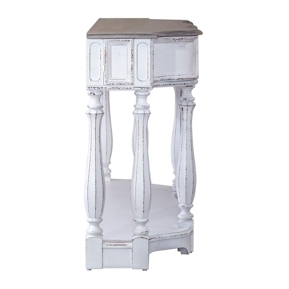 Magnolia Manor 56 Inch Hall Console Table in Antique White. Picture 3