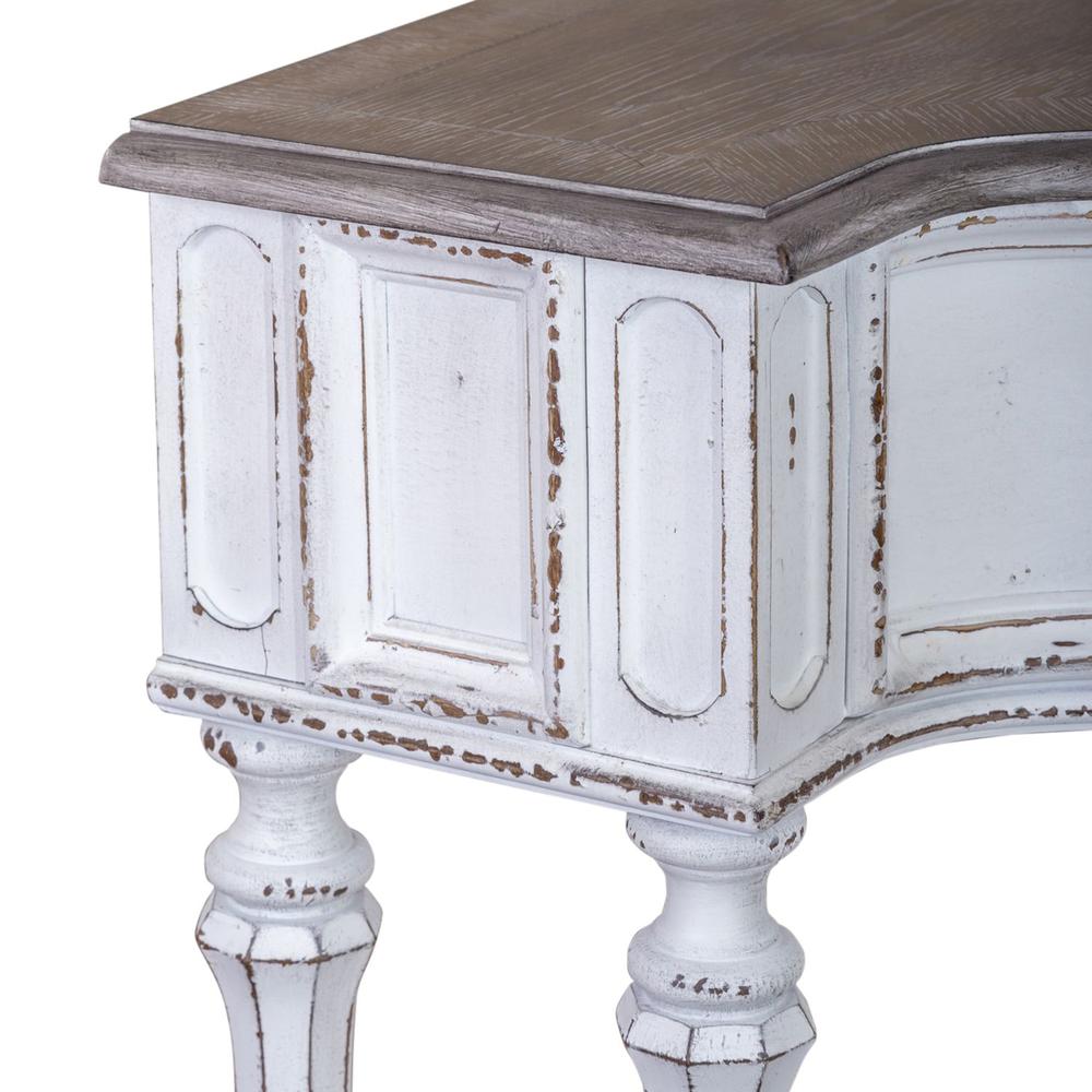 Magnolia Manor 56 Inch Hall Console Table in Antique White. Picture 7