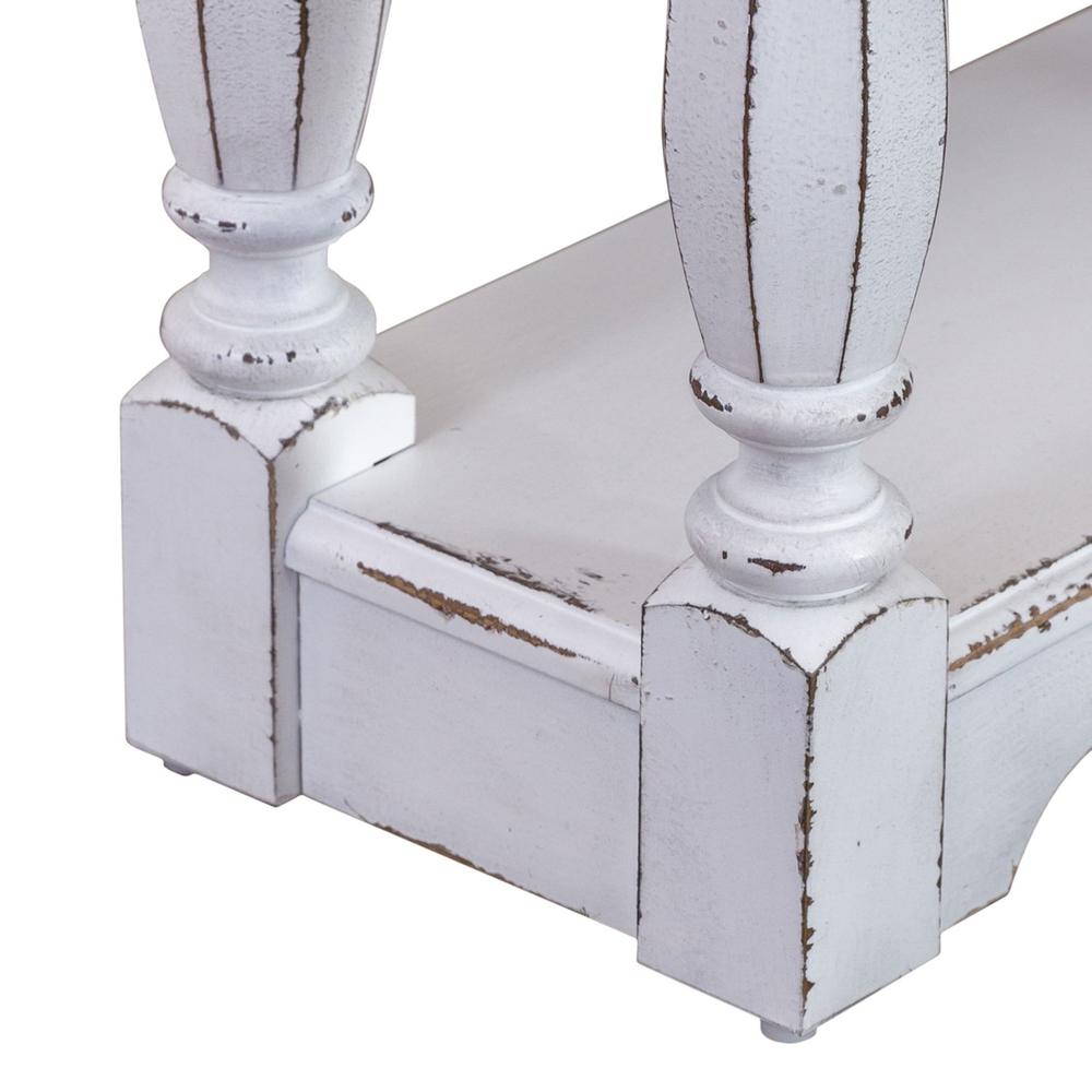 Magnolia Manor 72 Inch Hall Console Table in Antique White. Picture 10