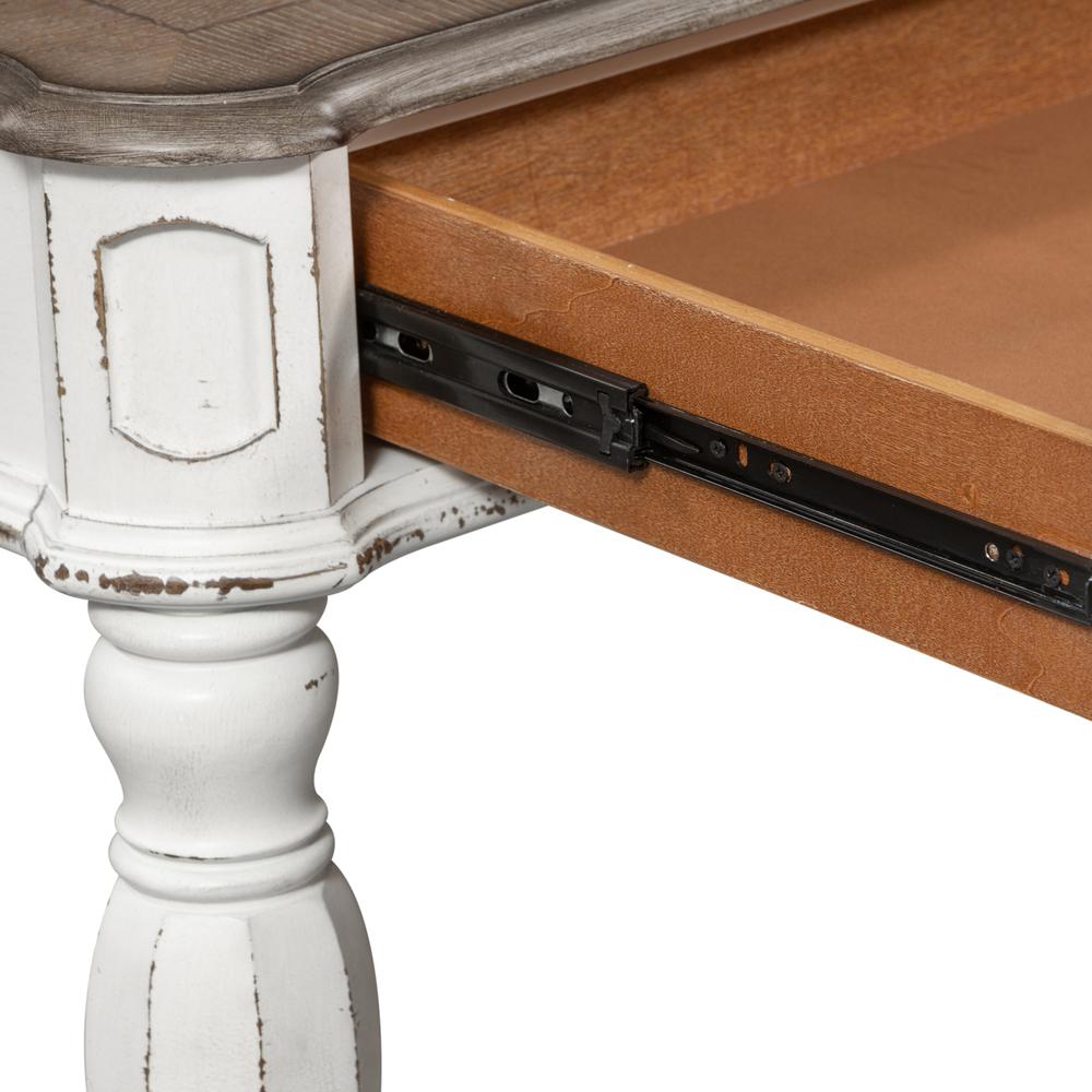 Magnolia Manor Accent Vanity Desk/Night Stand in Antique White. Picture 6
