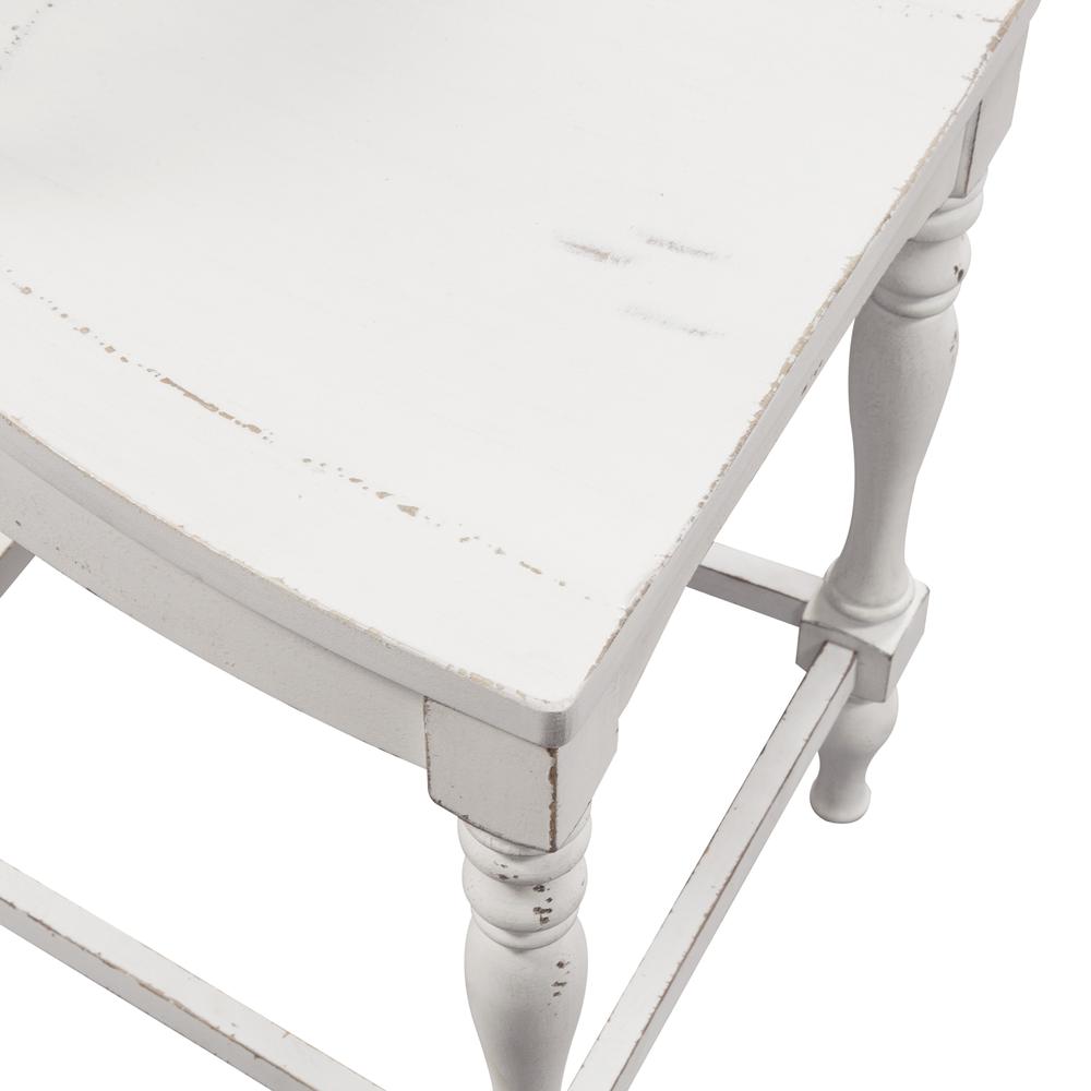 Magnolia Manor Spindle Back Counter Chair (RTA)-Set of 2 in Antique White. Picture 7