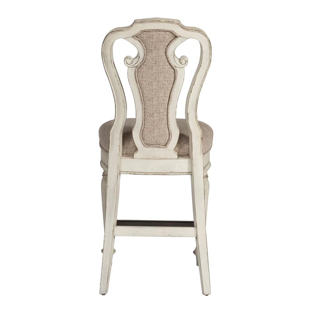 Magnolia Manor Counter Height Chair (RTA) in Antique White. Picture 3