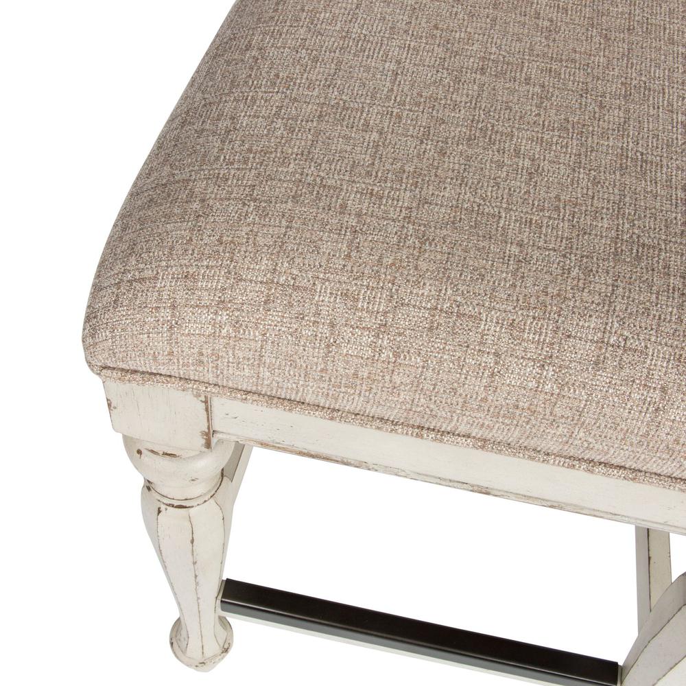 Magnolia Manor Counter Height Chair (RTA) in Antique White. Picture 4