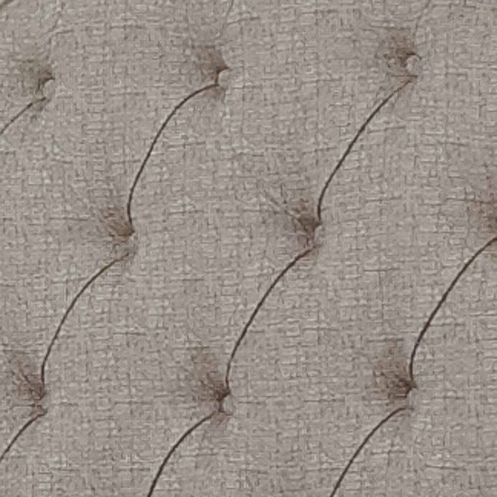Magnolia Manor Queen Upholstered Panel Headboard in Antique White. Picture 5