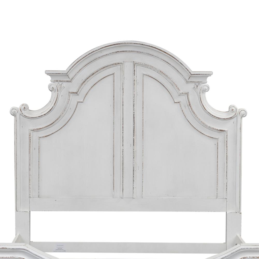 Magnolia Manor King Panel Headboard in Antique White. Picture 2