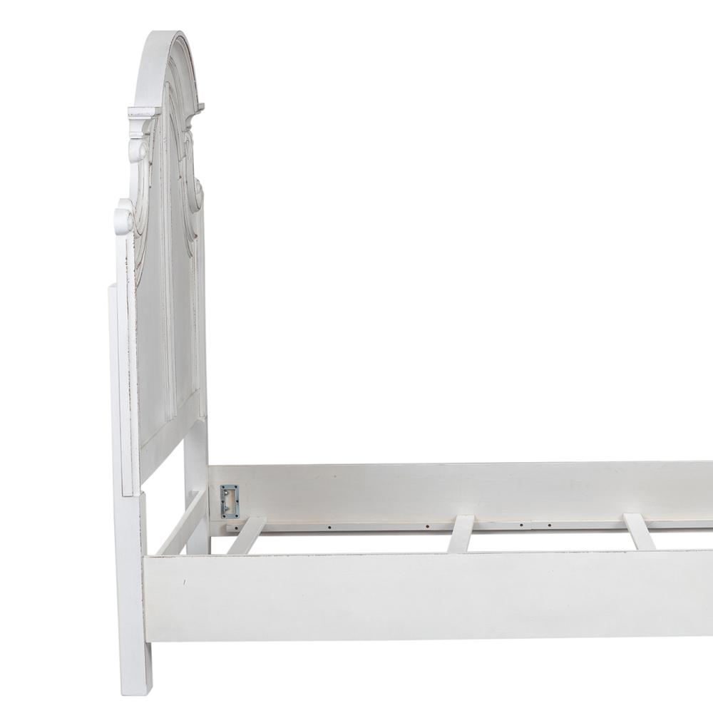 Magnolia Manor King Panel Headboard in Antique White. Picture 4