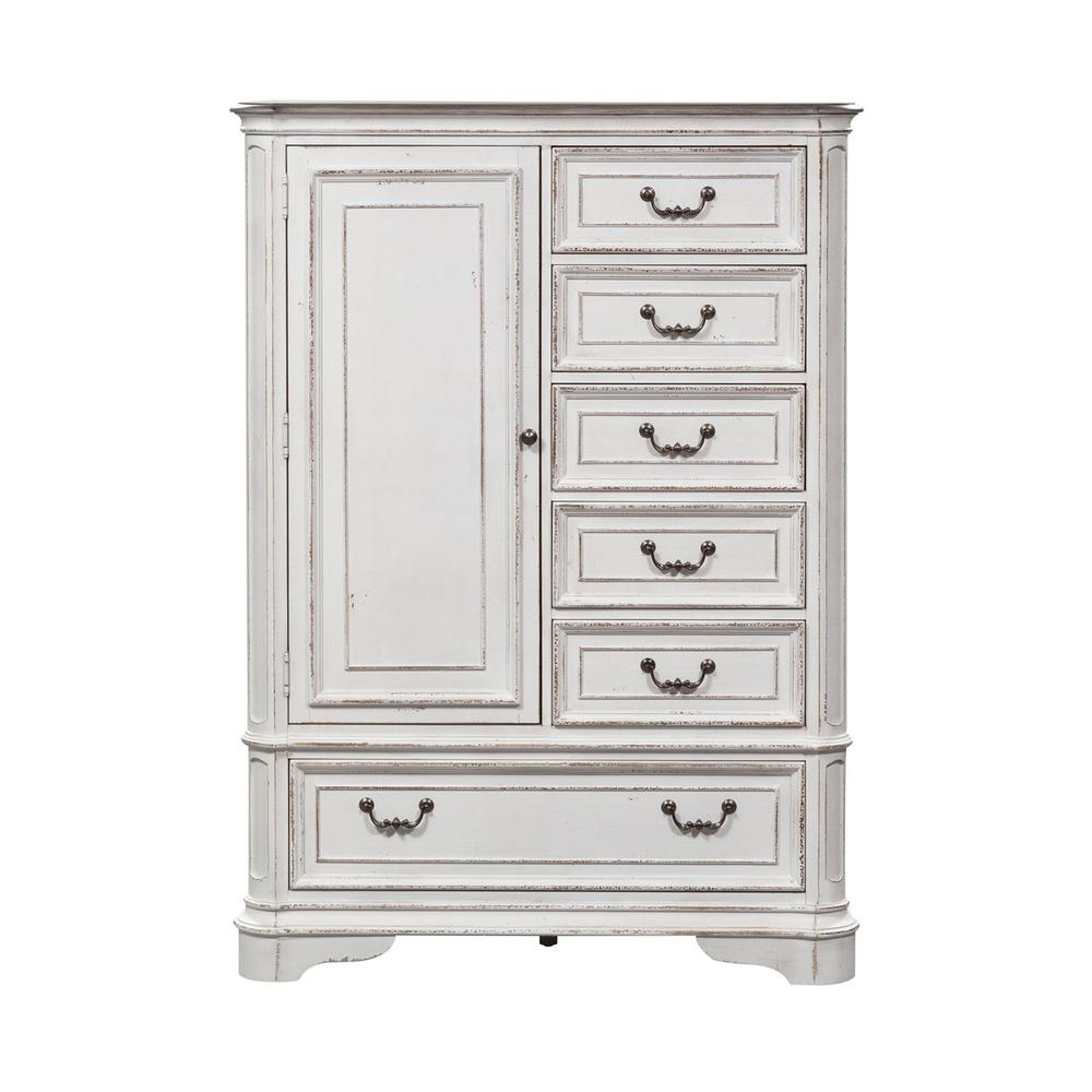 Magnolia Manor Door Chest in Antique White. Picture 7