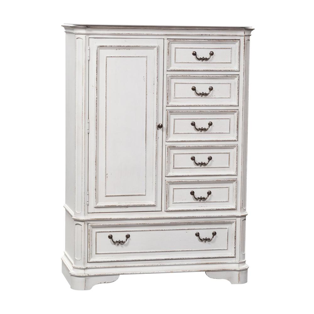 Magnolia Manor Door Chest in Antique White. Picture 10