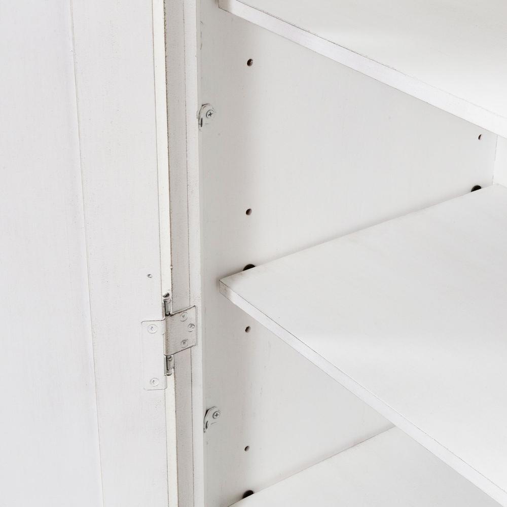 Magnolia Manor Door Chest in Antique White. Picture 13