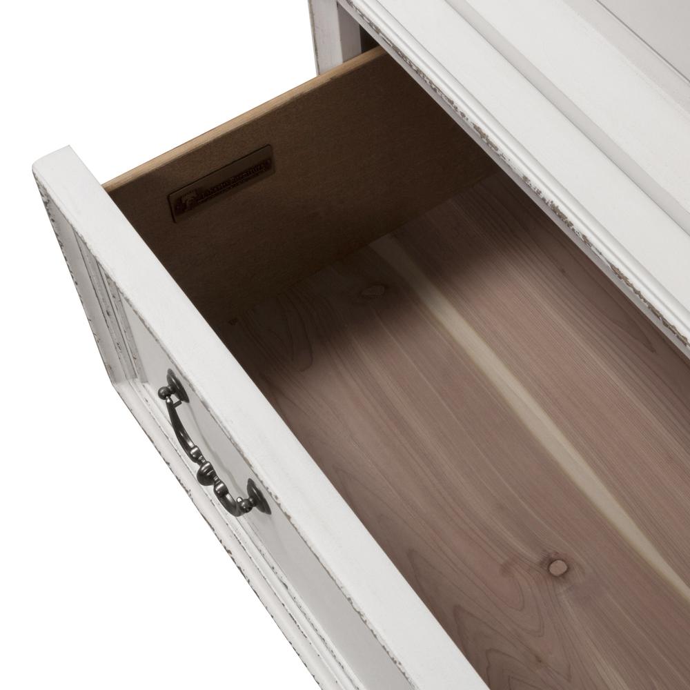 Magnolia Manor Armoire in Antique White. Picture 9