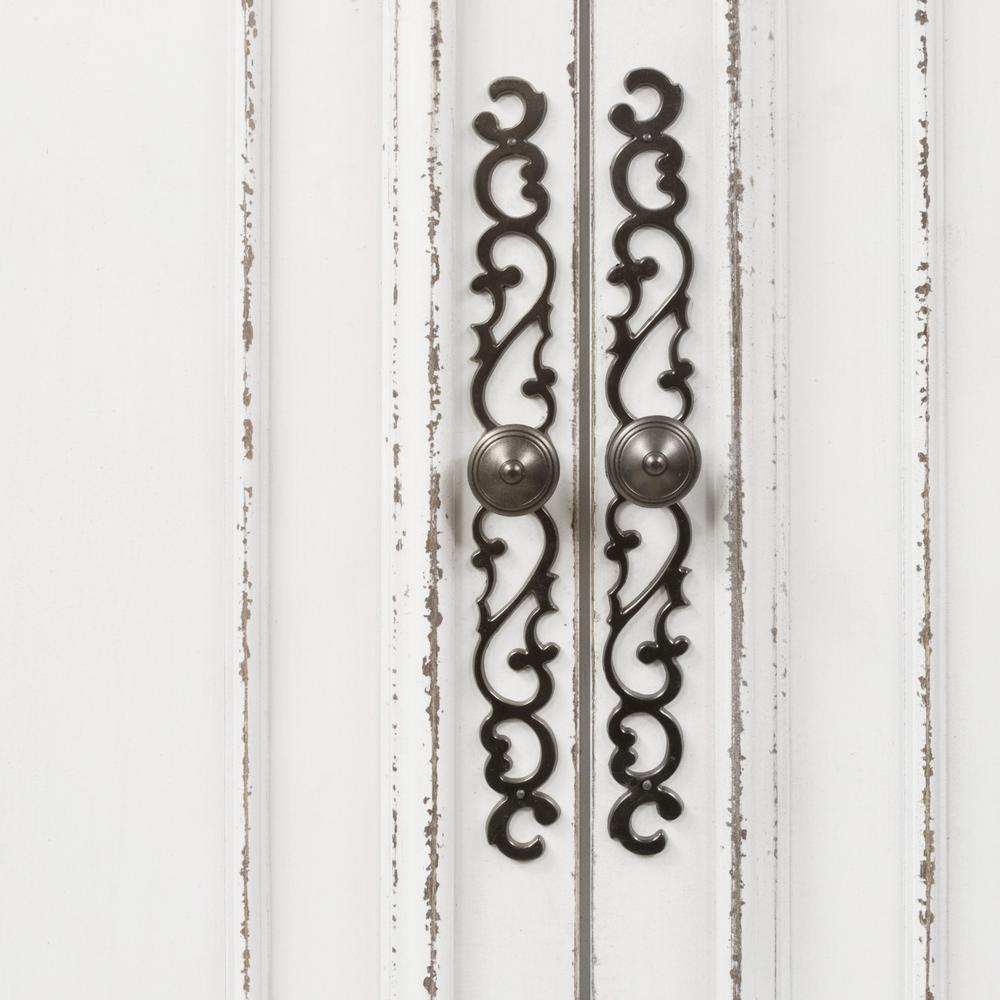 Magnolia Manor Armoire in Antique White. Picture 10