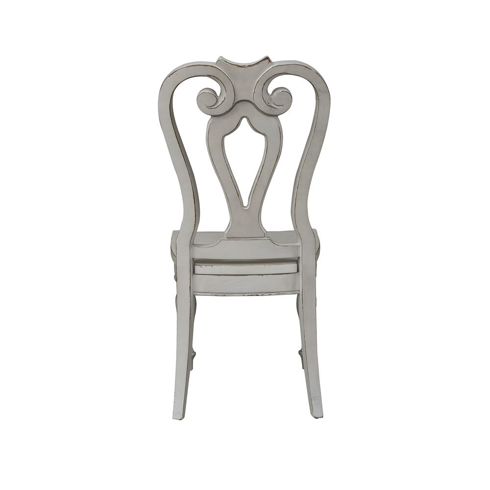 Magnolia Manor Splat Back Side Chair (RTA)-Set of 2 in Antique White. Picture 7
