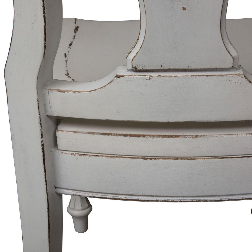 Magnolia Manor Splat Back Side Chair (RTA) in Antique White. Picture 7