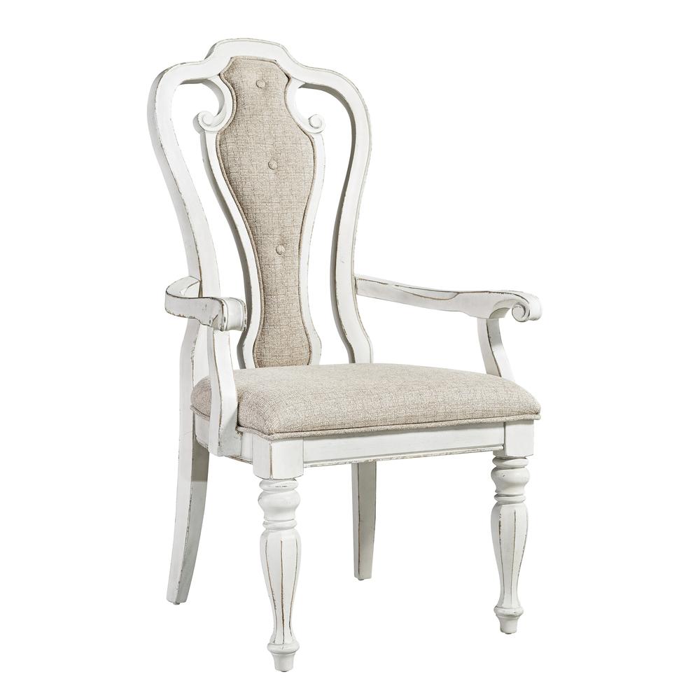 Splat Back Upholstered Arm Chair (RTA)-Set of 2. Picture 2