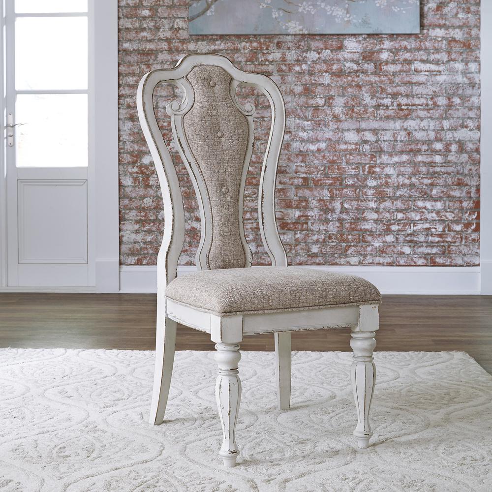 Splat Back Upholstered Side Chair (RTA)-Set of 2. Picture 9