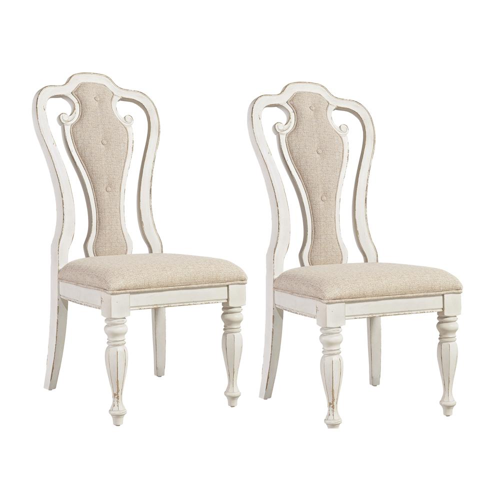 Splat Back Upholstered Side Chair (RTA)-Set of 2. Picture 1