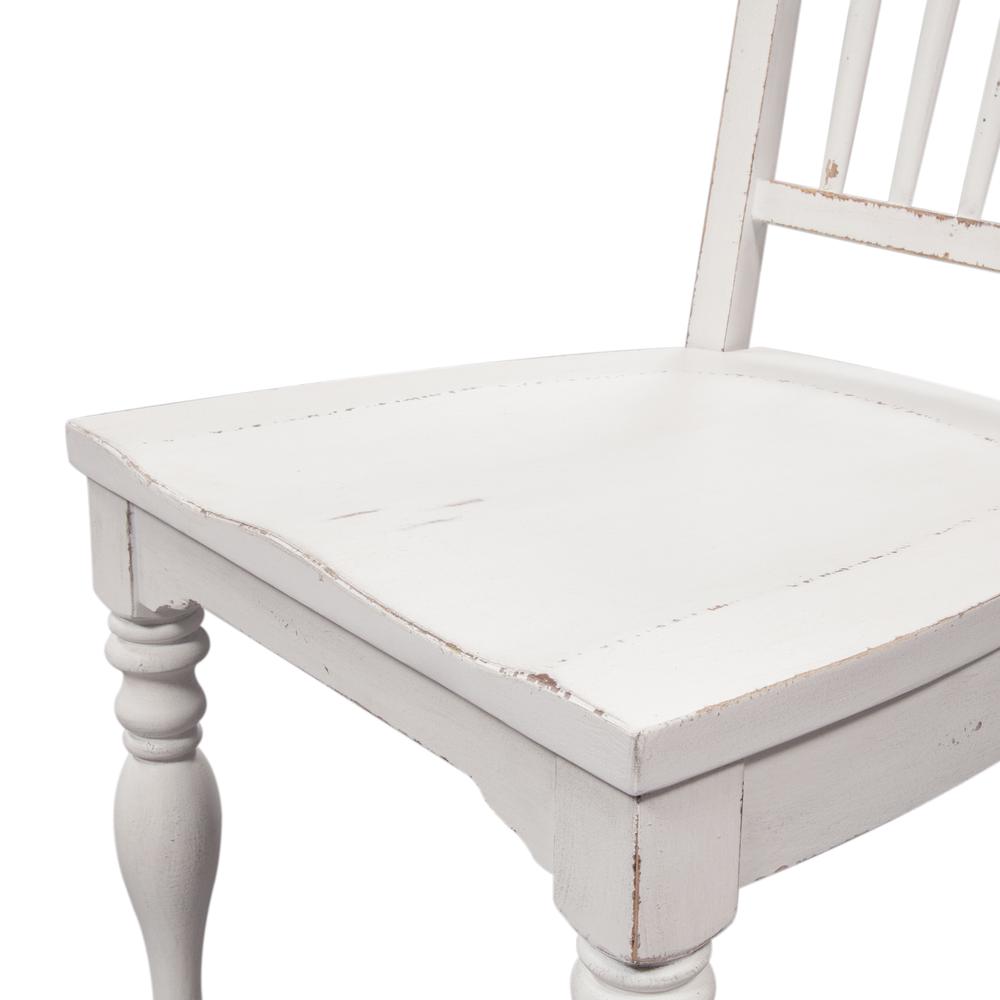 Magnolia Manor Spindle Back Side Chair (RTA)-Set of 2 in Antique White. Picture 6