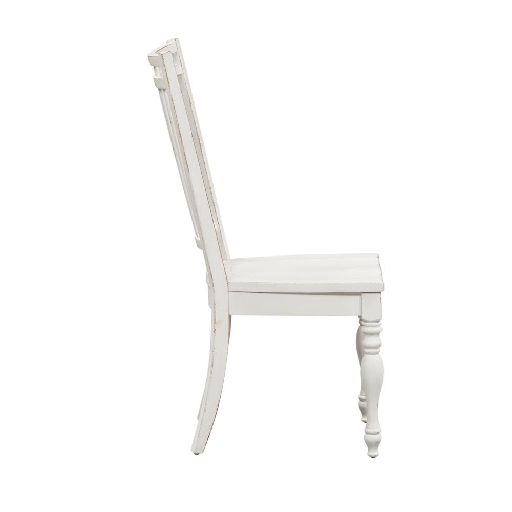 Magnolia Manor Spindle Back Side Chair (RTA)-Set of 2 in Antique White. Picture 7