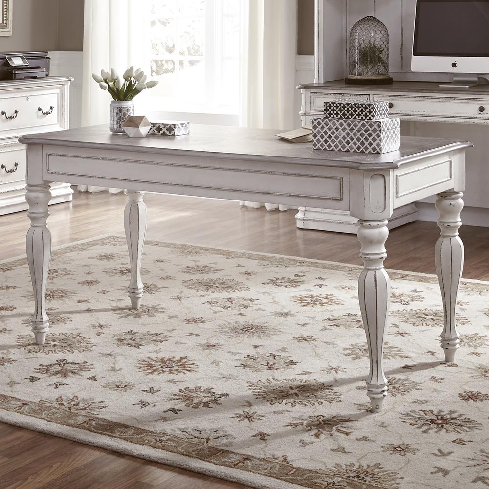 Magnolia Manor Writing Desk in Antique White. Picture 11