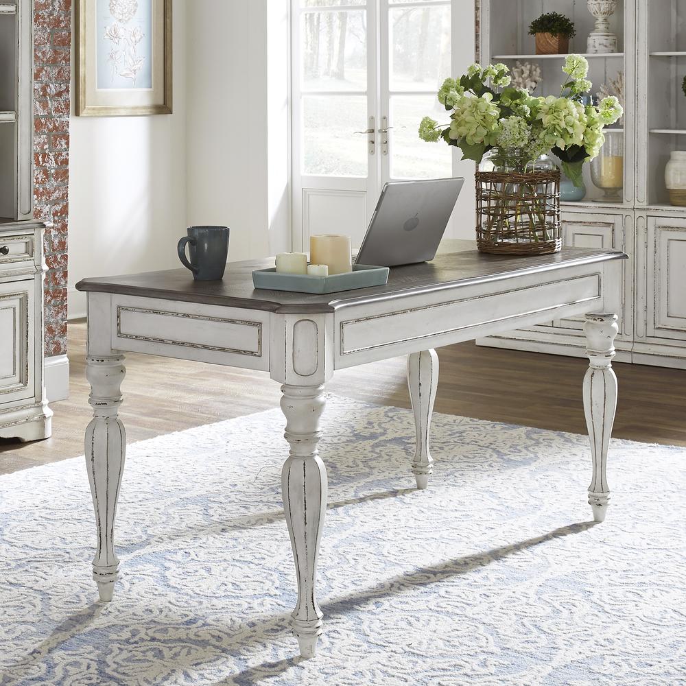 Magnolia Manor Writing Desk in Antique White. Picture 9