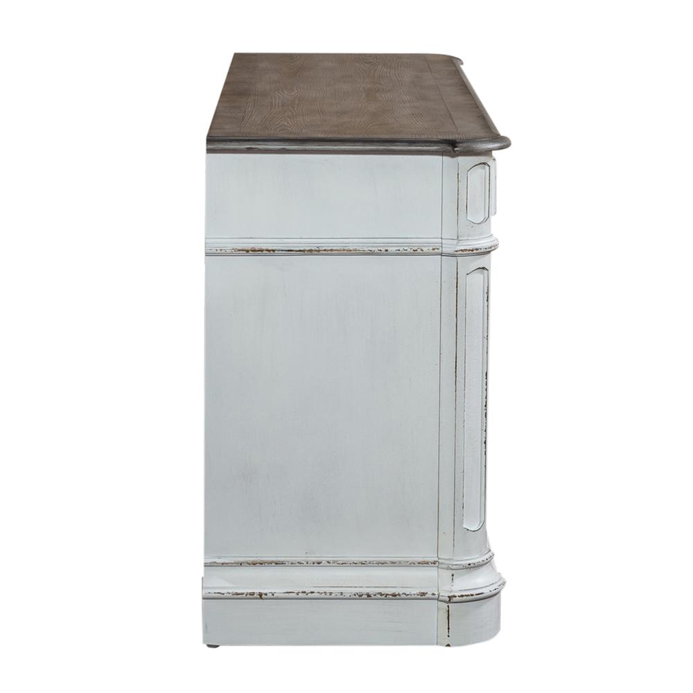 Magnolia Manor Credenza in Antique White. Picture 5
