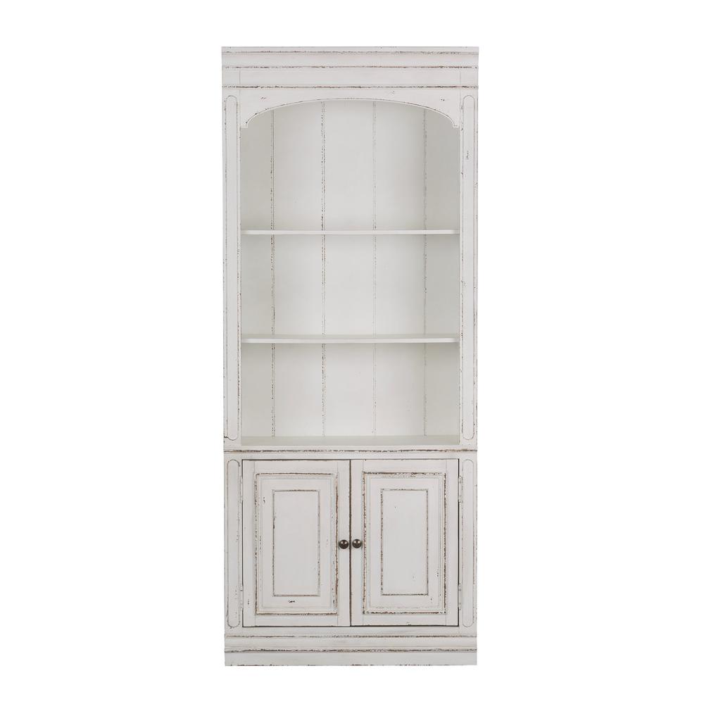 Magnolia Manor Bunching Bookcase in Antique White. Picture 2