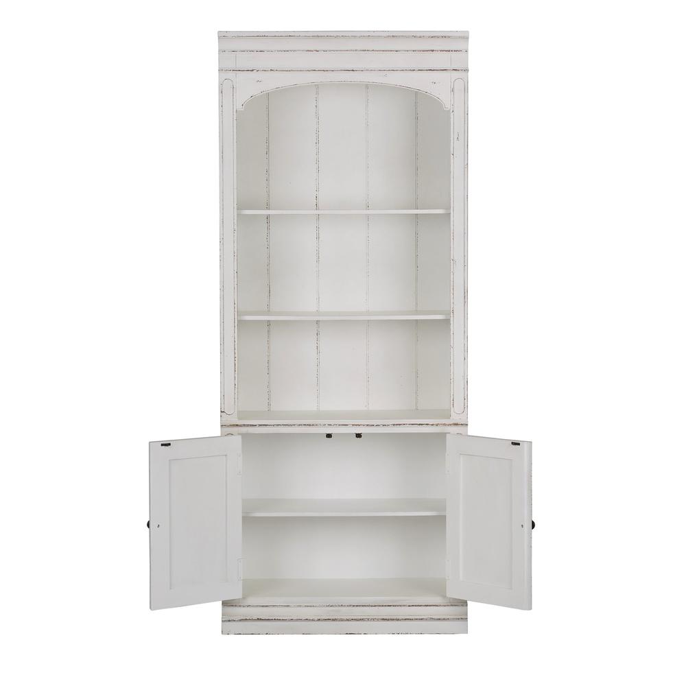 Magnolia Manor Bunching Bookcase in Antique White. Picture 3