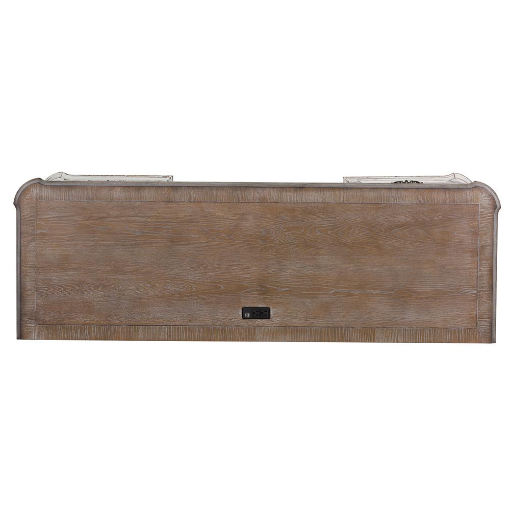 Magnolia Manor Credenza in Antique White. Picture 4