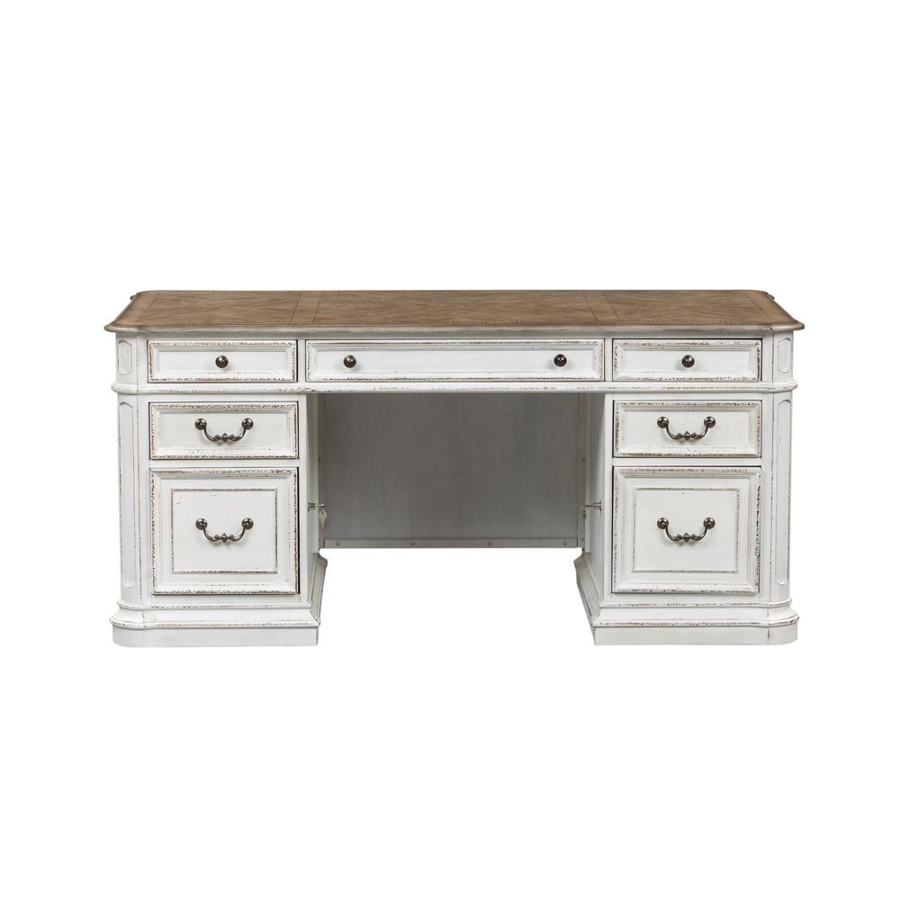 Magnolia Manor Desk in Antique White. Picture 1