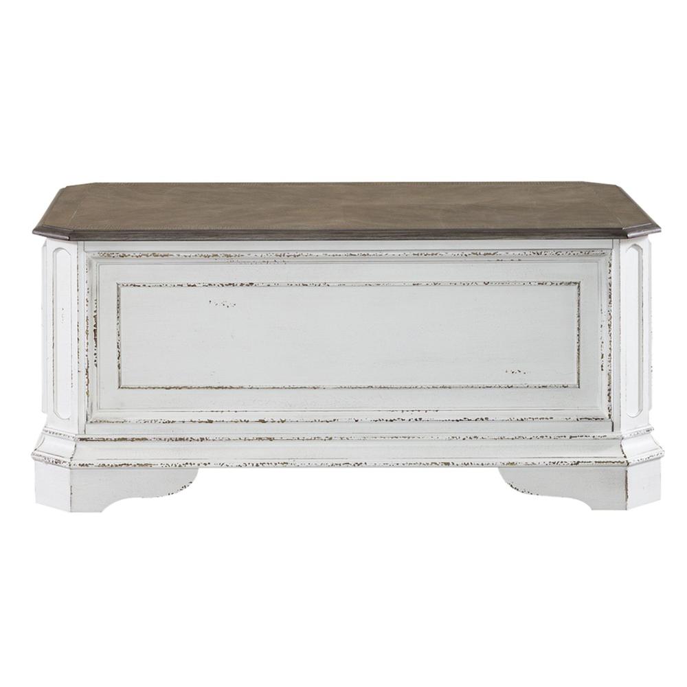 Magnolia Manor Storage Trunk in Antique White. Picture 2