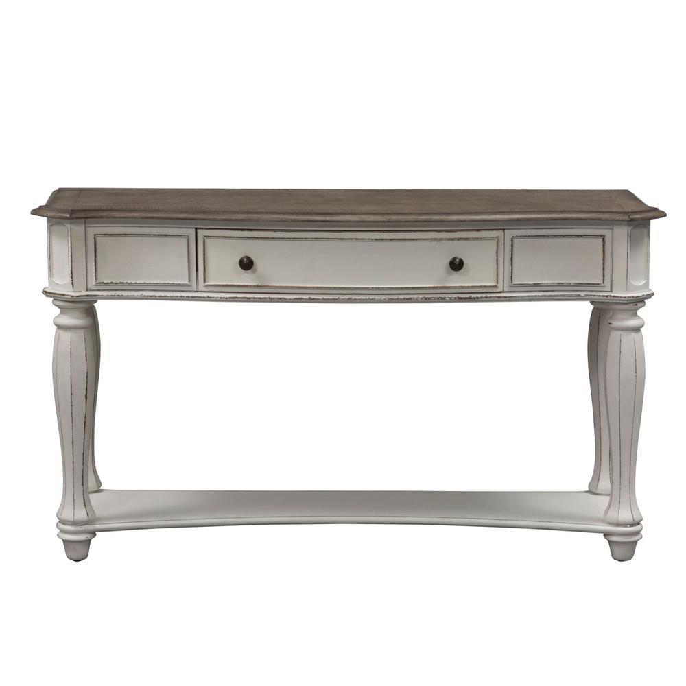 Magnolia Manor Sofa Table in Antique White. Picture 2