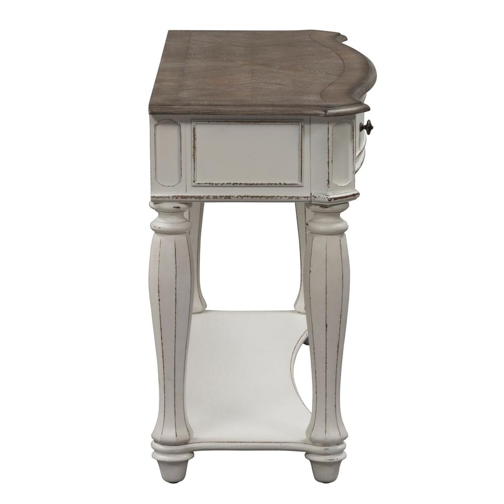 Magnolia Manor Sofa Table in Antique White. Picture 3