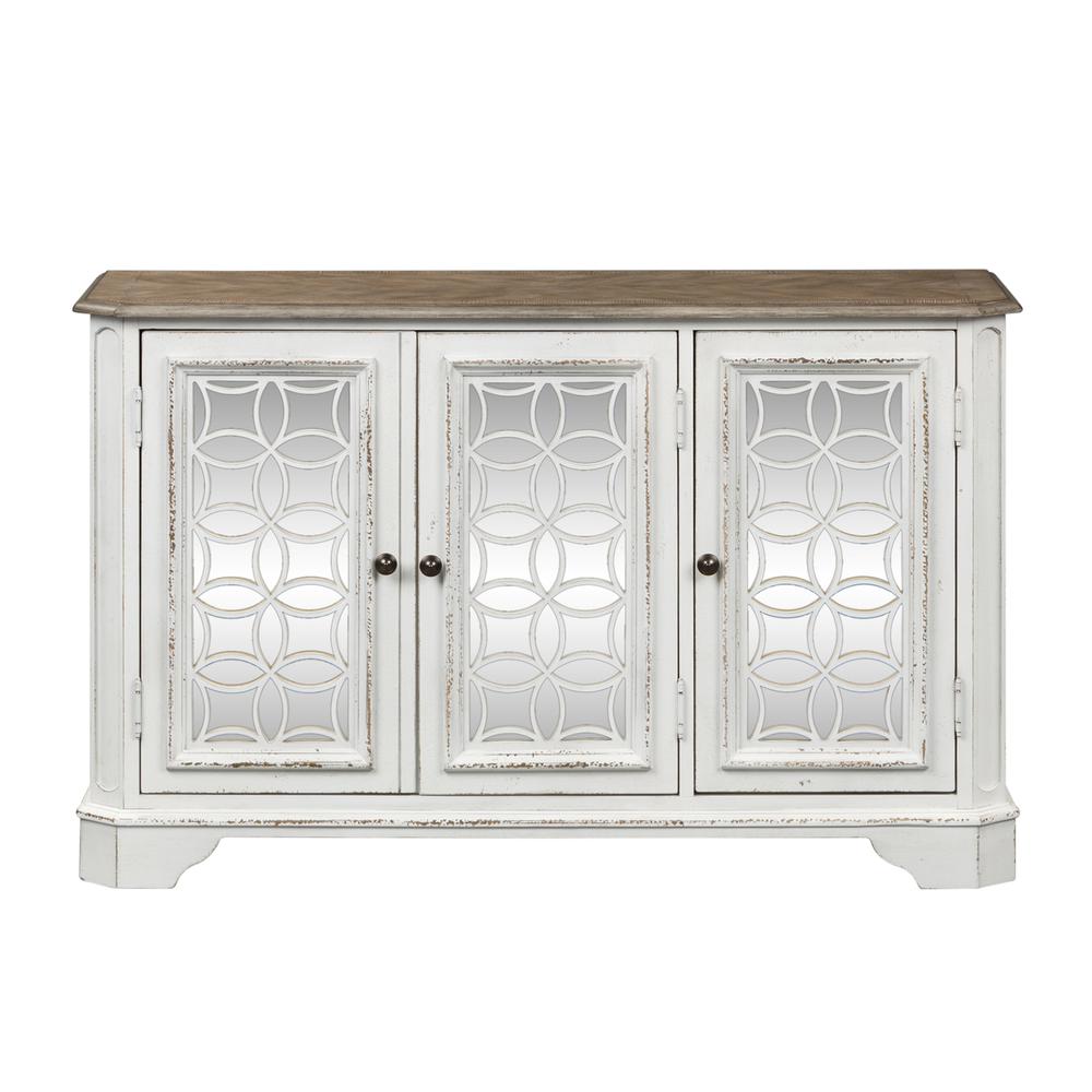 Magnolia Manor TV Console in Antique White. Picture 3