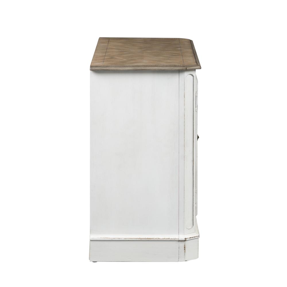 Magnolia Manor TV Console in Antique White. Picture 4
