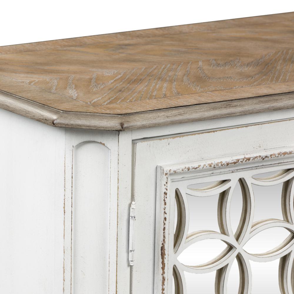 Magnolia Manor TV Console in Antique White. Picture 8