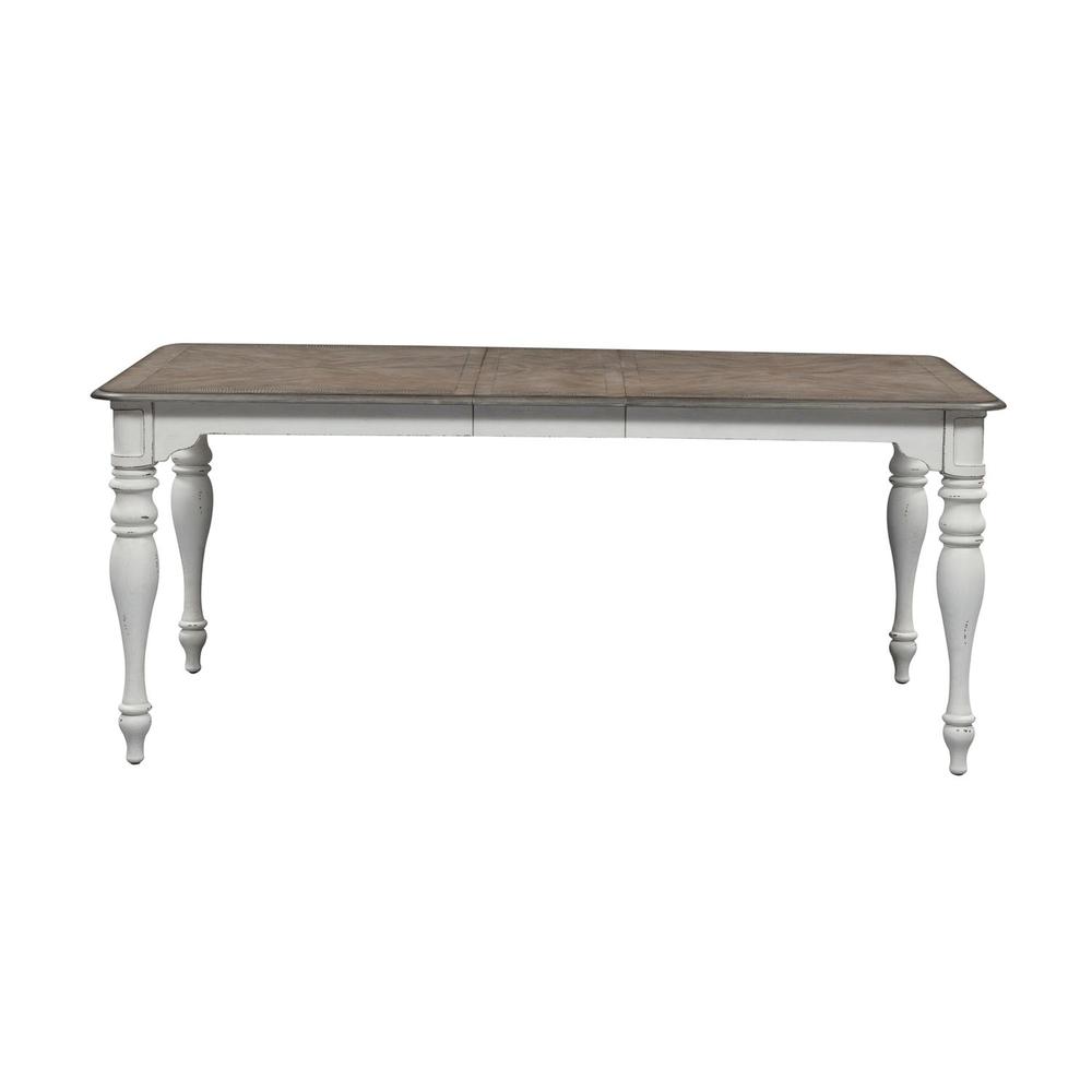 Magnolia Manor Leg Table in Antique White. Picture 2
